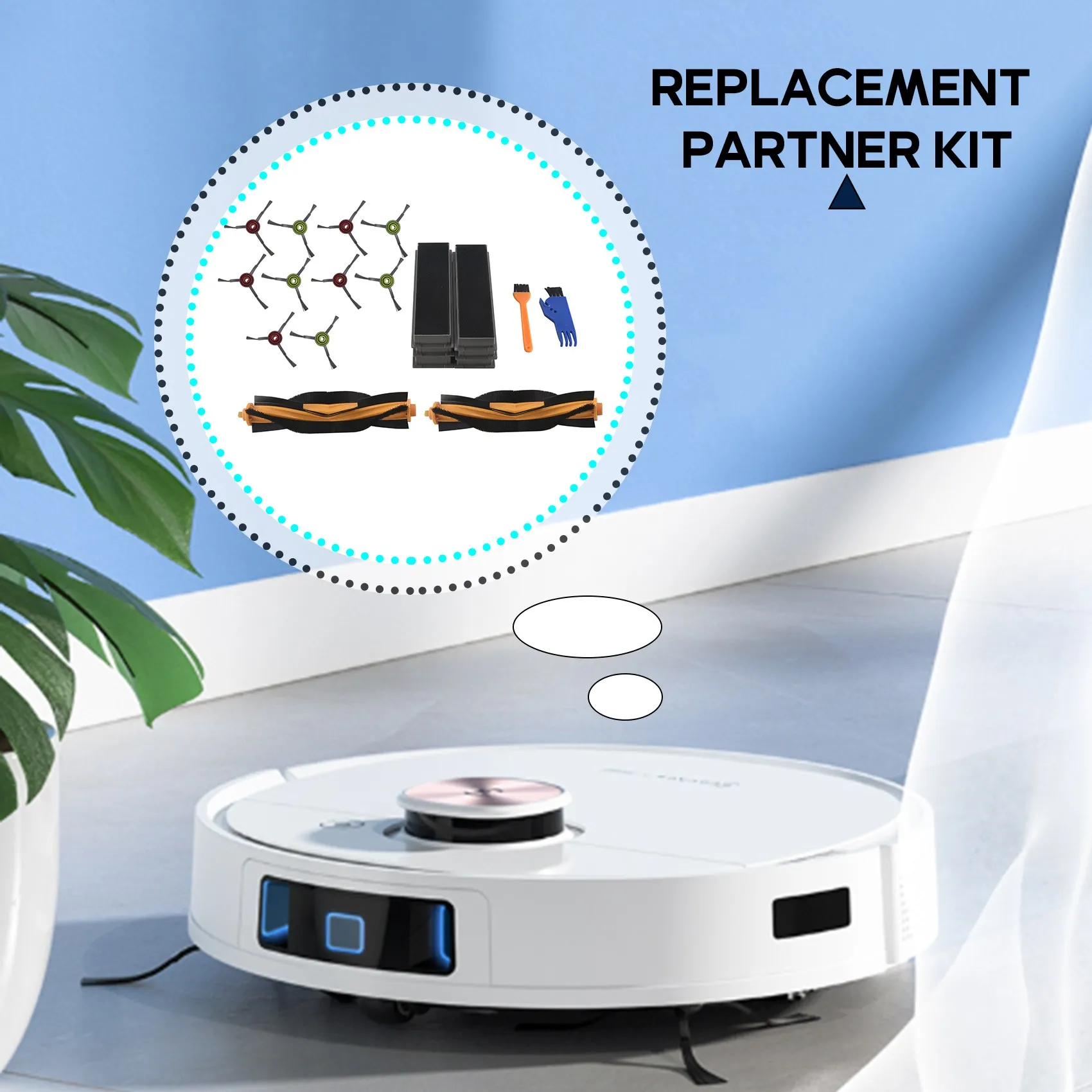 For Ecovacs Deebot Ozmo 920 950 T8 T8 Max T8 Aivi N8+ N8 Pro N8 Pro Plus Robot Vacuum Cleaner Replacement Accessories image 3