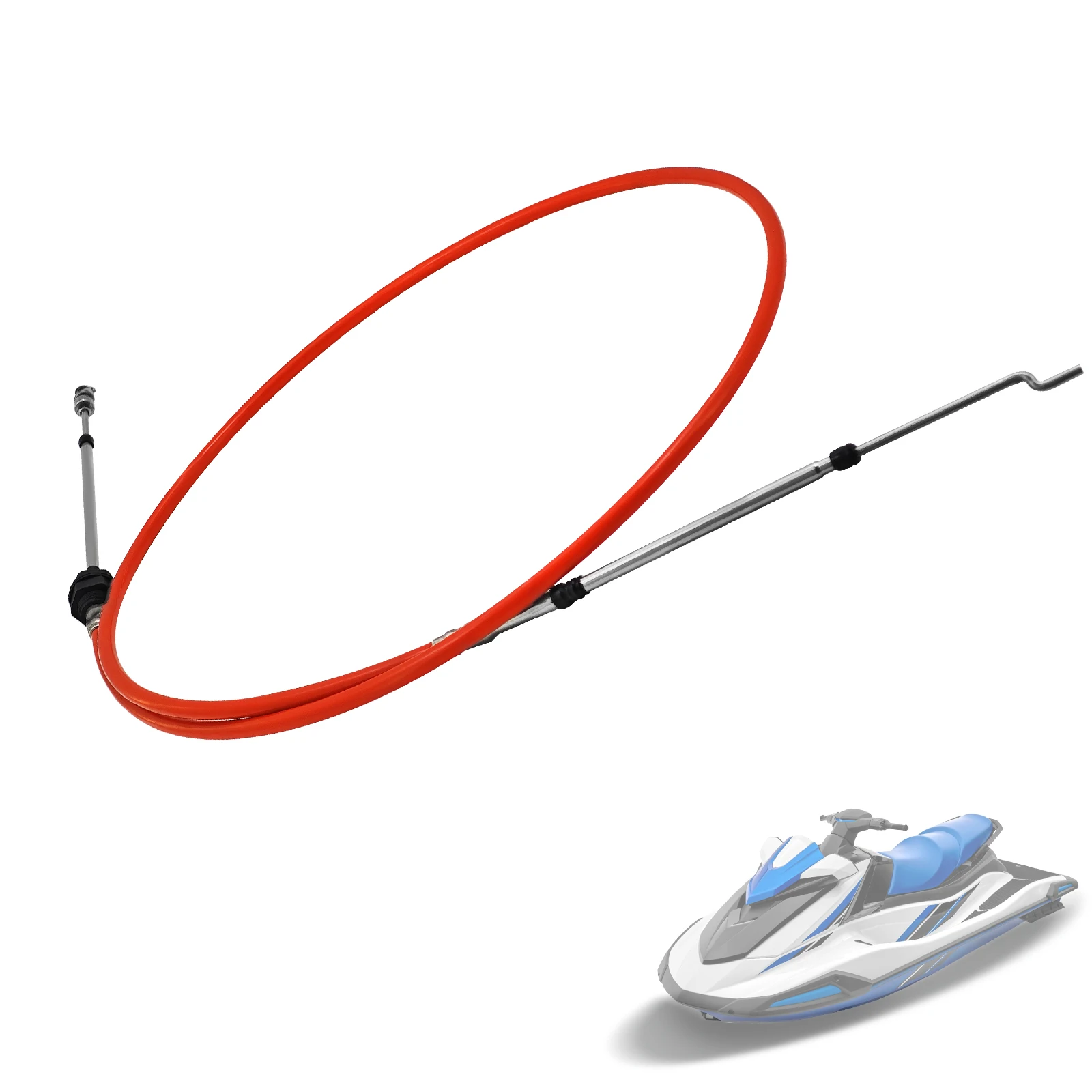 Câble inversé F1K-6149C-00-00 F1K-6149C-01-00 pour Yamaha VX 2005-2009 1100 Deluxe /1100 Sport /Deluxe 3