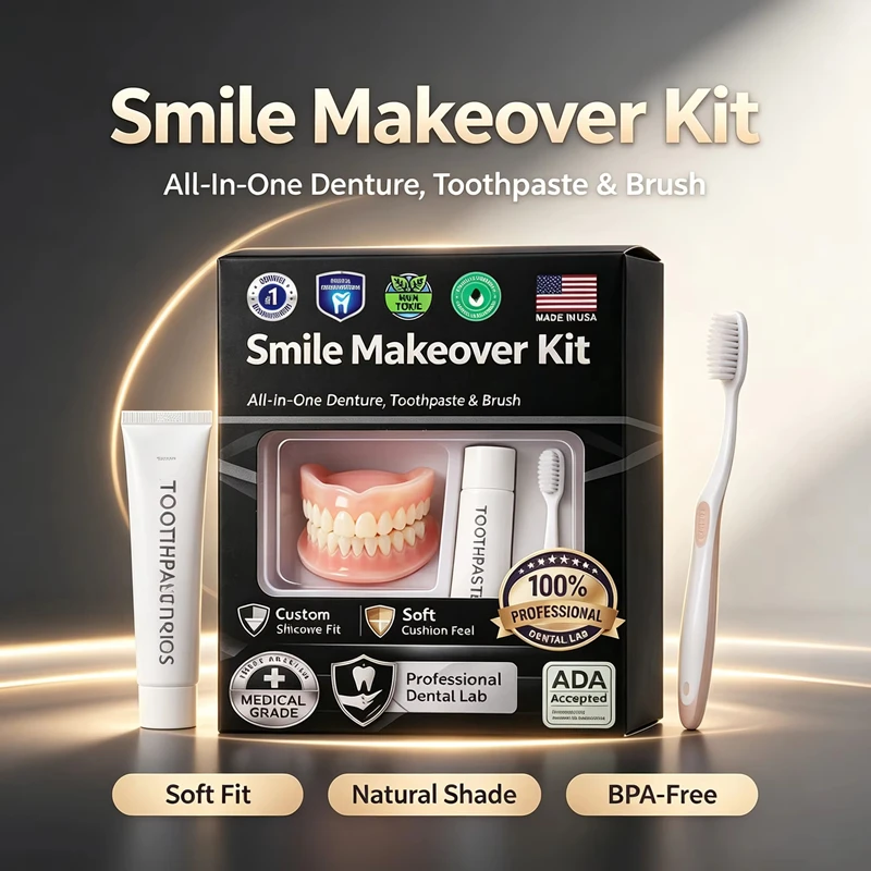 Moldable Silicone Denture Set  - огляд і ціна Teeth Whitening Instant