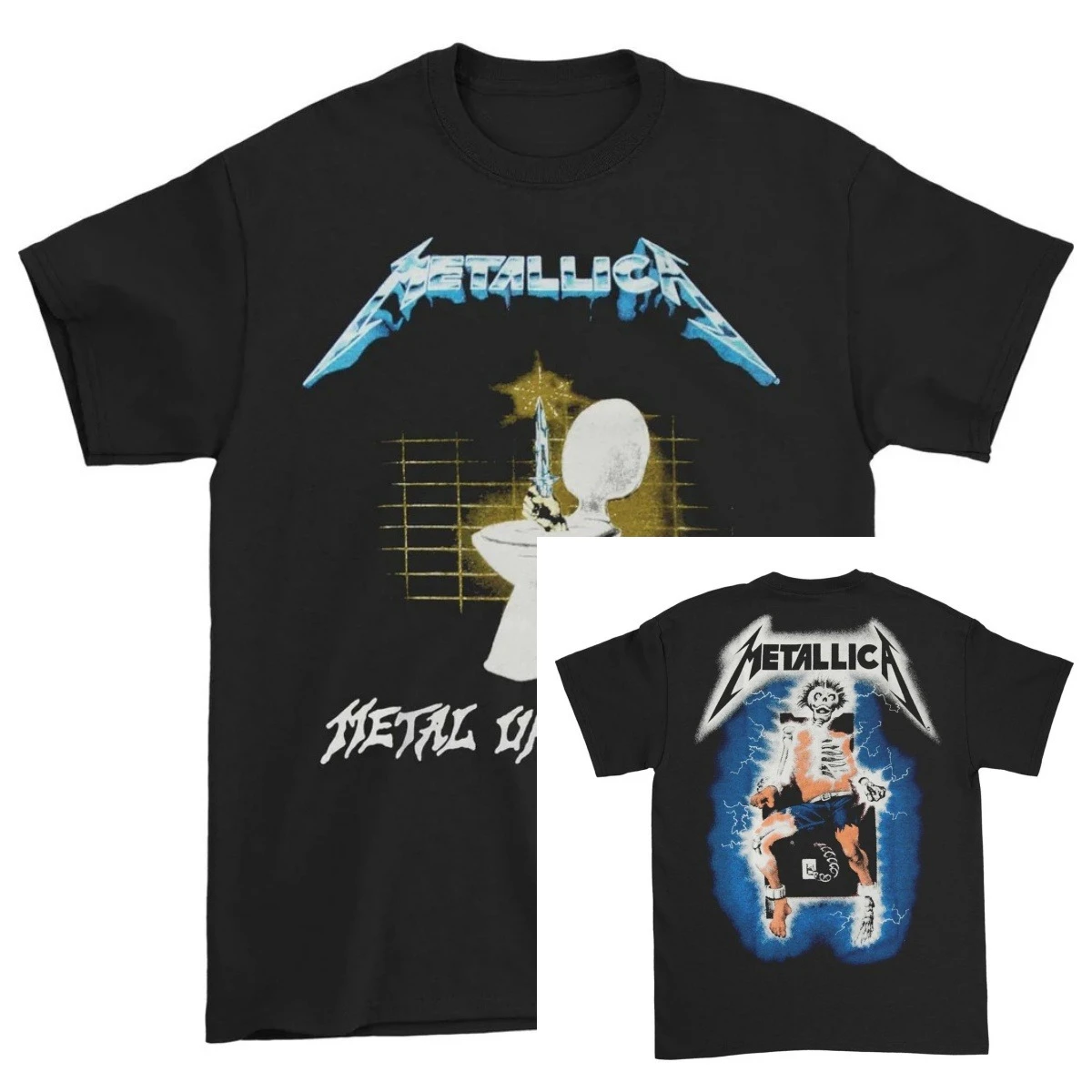 تي شيرت Metallica Metal Up فاخر عالي الجودة لكل من الرجال والنساء قميص Y2k 2026 صيفي #1