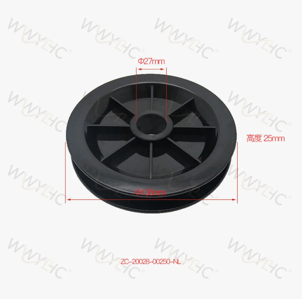 Forklift Mast Oil Pipe Guide Wheel Nylon Wheel Pulley Hole 27 ABS 20028-00250