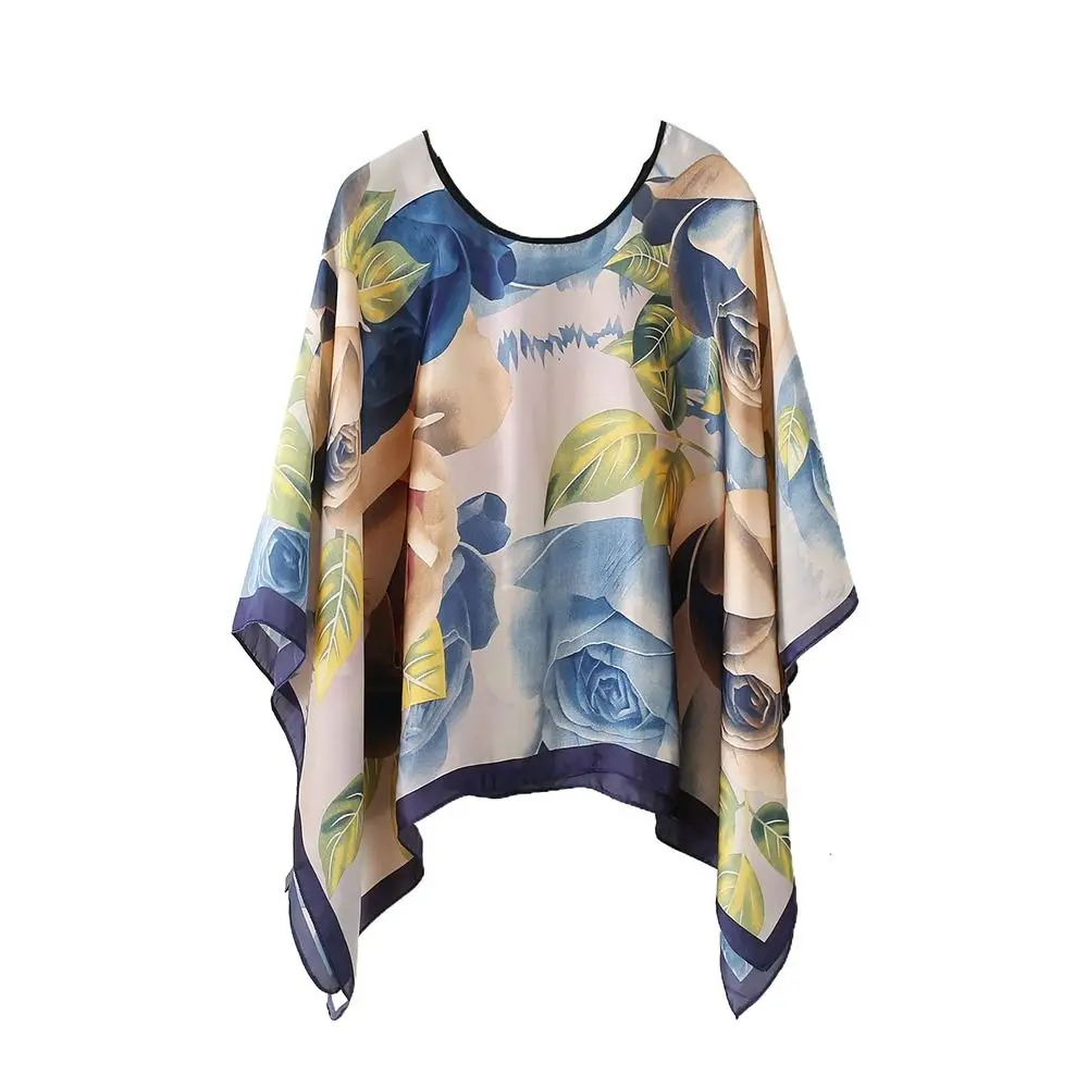 Top Scarf Print Chiffon Women Shawl Various Styles Thin Beach Cape Cardigan Shawl