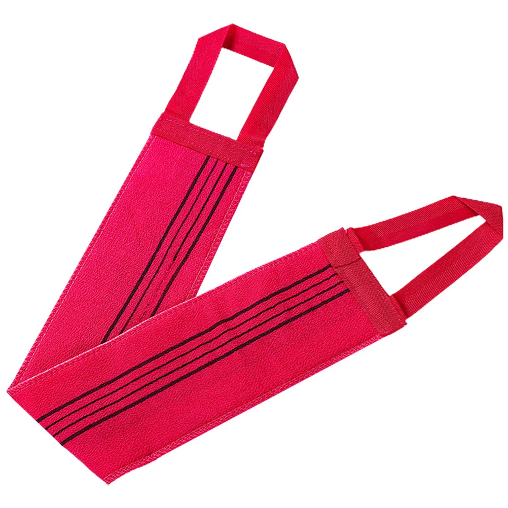 Отшелушивающий скруббер для спины, многоразовое полотенце для душа для тела, приятная для кожи ткань для купания, инструмент для мытья с длинной ручкой, скрубберы для ванны