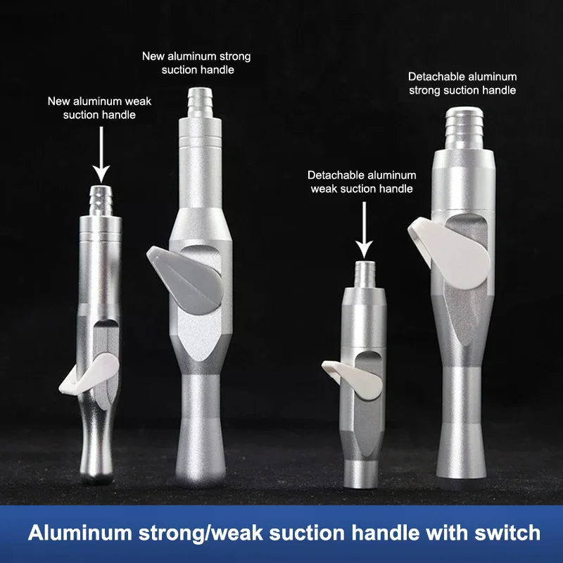

1Pcs Dental Weak Strong Suction Handle Detachable Saliva Ejector Suction Valves Tip Adaptor Dentistry Chair Unit Spare Parts