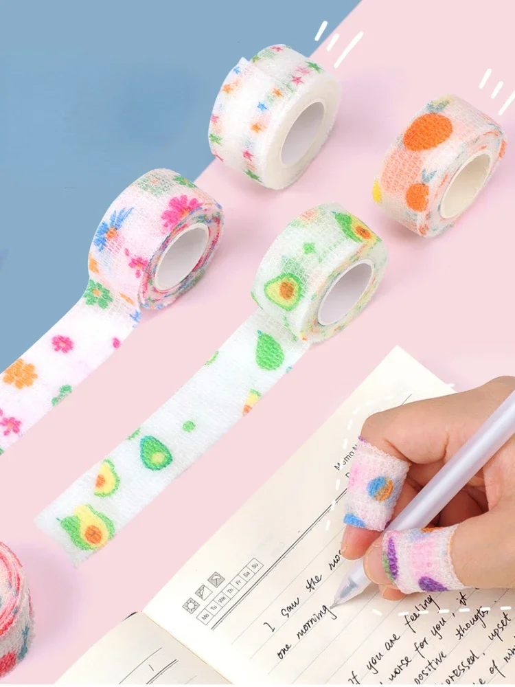 5 قطعة/الوحدة 2.5 سنتيمتر واسعة الملونة رياضي التفاف الشريط الذاتي لاصق ضمادة مرنة Elastoplast الرياضة حامي المعصم إصبع الكاحل #3