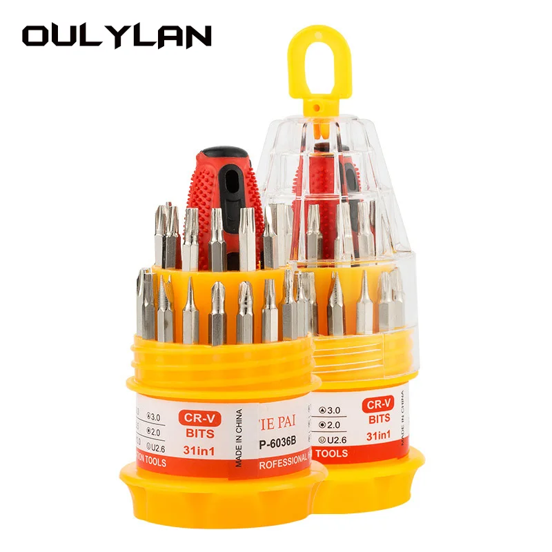 31 in 1 Screwdriver Set Magnetic Phillips Phone Watch Repair Tool Kit Small Multifunctional Precision Screwdriver Set Tools