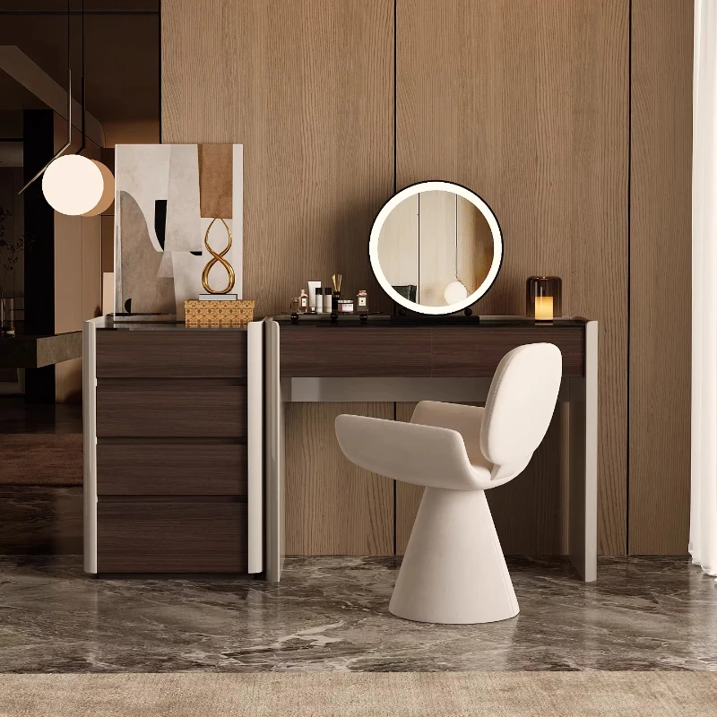 Minimalist dresser chest of drawers light luxury bedroom storage cabinet dressing tables Makeup vanity desk Toiletries furniture