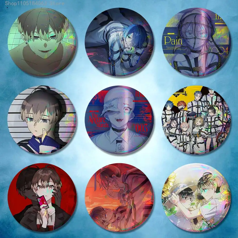 Kirisaki Shidou M-MILGRAM Haruka Badges Button Round Creative Pin Brooch Badge Bag Decor Accessories Fans Collect Friends Gifts