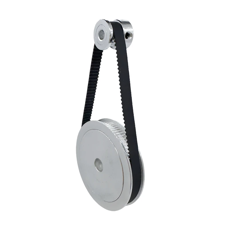 Kit de courroie de poulie 80T 20 dents 2GT, largeur de courroie 6mm, réduction 4:1 alésage 3 ~ 14mm, roues synchrones pour imprimante 3D, jeu de poulies de synchronisation 2M GT2