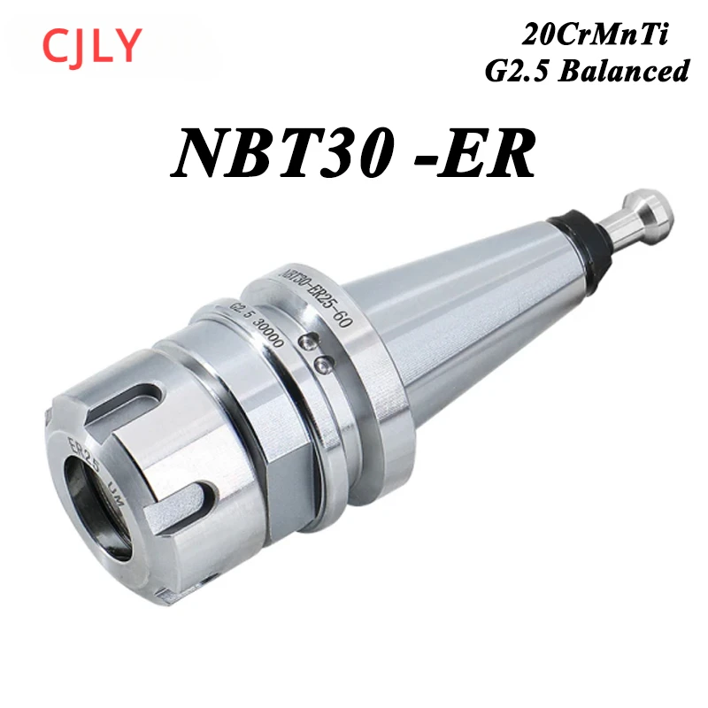 CJLY BT30 Knife Shank Precision 0.002mm  ER11 ER16 ER20 ER25 ER32 45 60 70 100 L Tool Holder For CNC Machine Center ATC Spindle