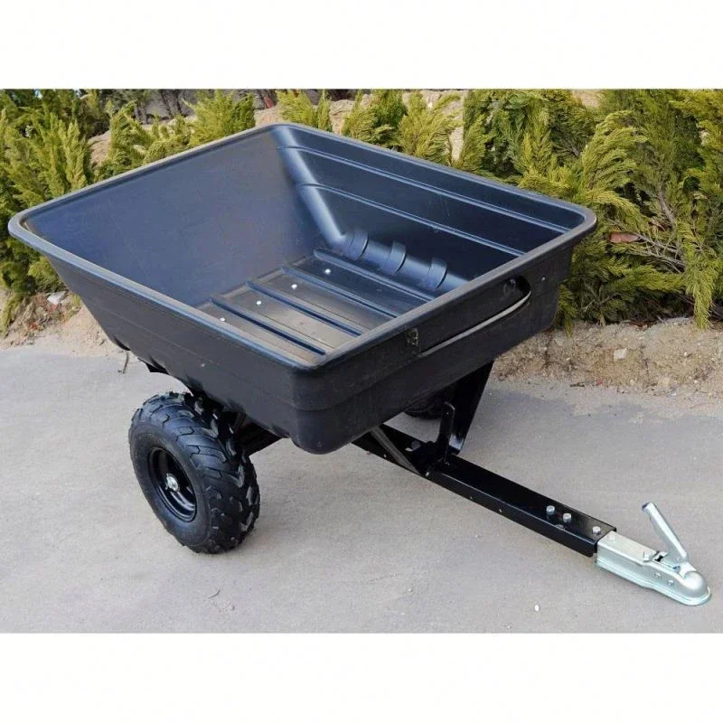 

Starting from 100pcs ATV Hitch Tow-Behind Yard Utility Dump Trailer Cart 2" Class III or IV ATV-UT