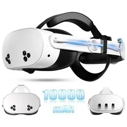 For Oculus Quest 3/Quest 3s Head mounted Battery 10000mAh Fast Charge 18W Mobile Power for mate quest 2 VR Accessories