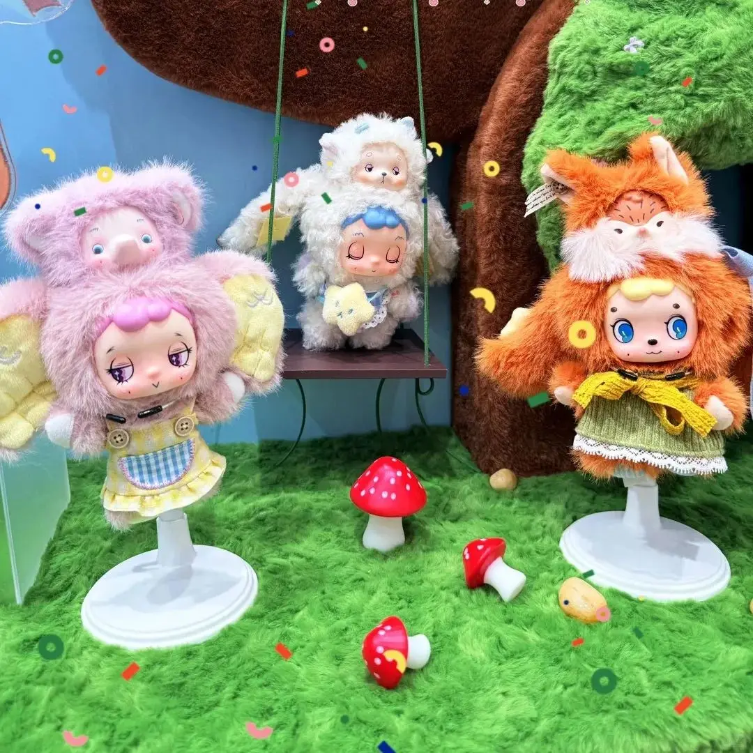 

Серия FOFO Forest Guardian: Загадочная коробка-сюрприз с милой плюшевой куклой-кроликом FOFO из винила, фигурка, аниме-сюрприз-бэг, подарки-подвески