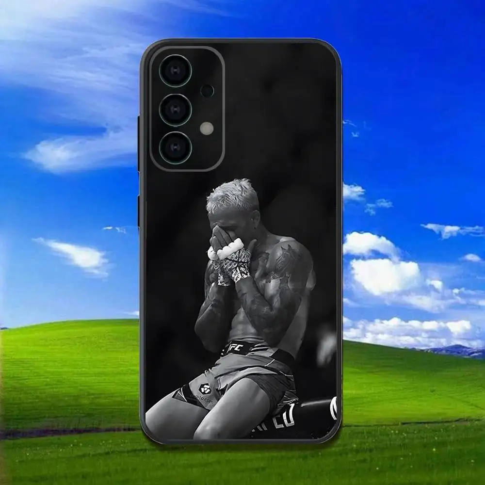 Etui na telefon Charles Oliveira Do Bronx do Samsung Galaxy A13, A21s, A22, A31, A32, A52, A53, A71, A80, miękka czarna obudowa