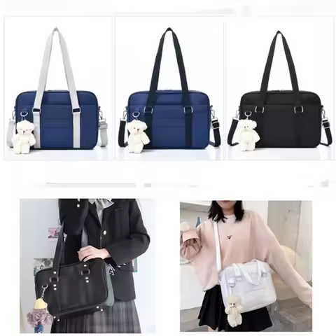Nylon Japanese Student Bags New Cosplay Props Briefcase Girl Messenger Bags Anime Cospaly Costume JK Lolita Shoulder Bags