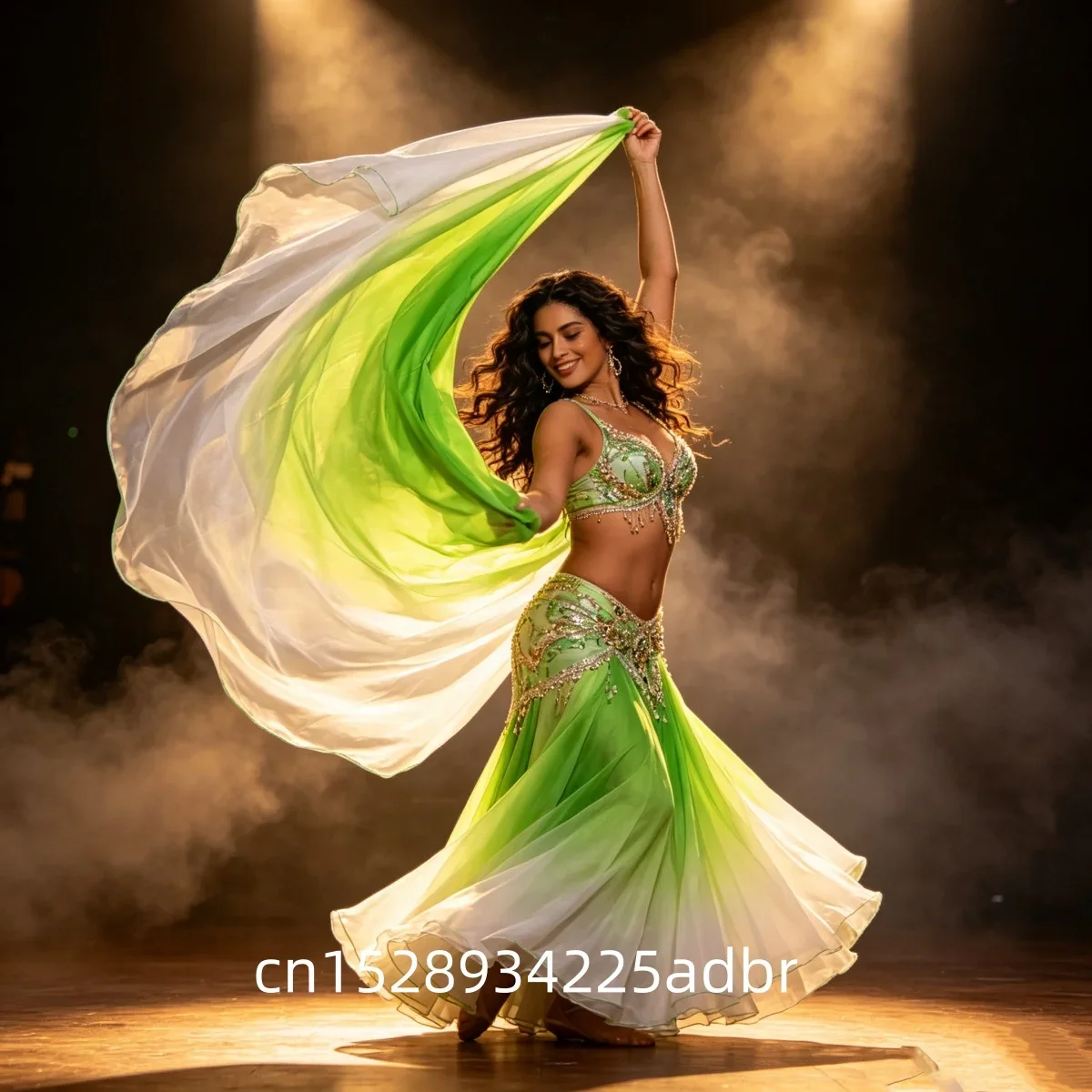 Customized Silk Veil Colors 100% Silk Hand Dye Veil To Match Your Performance Costume Outfit Show Stage Performance Belly Dance
