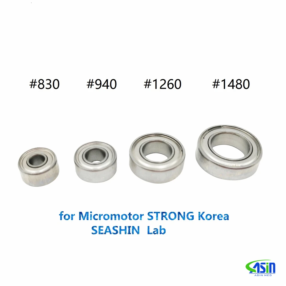 new arrival 1 setsX  Micro Motor Handle 35,000RPM Bearing 102L 4 pcs Bearings a set Micromotor STRONG Korea SEASHIN Lab