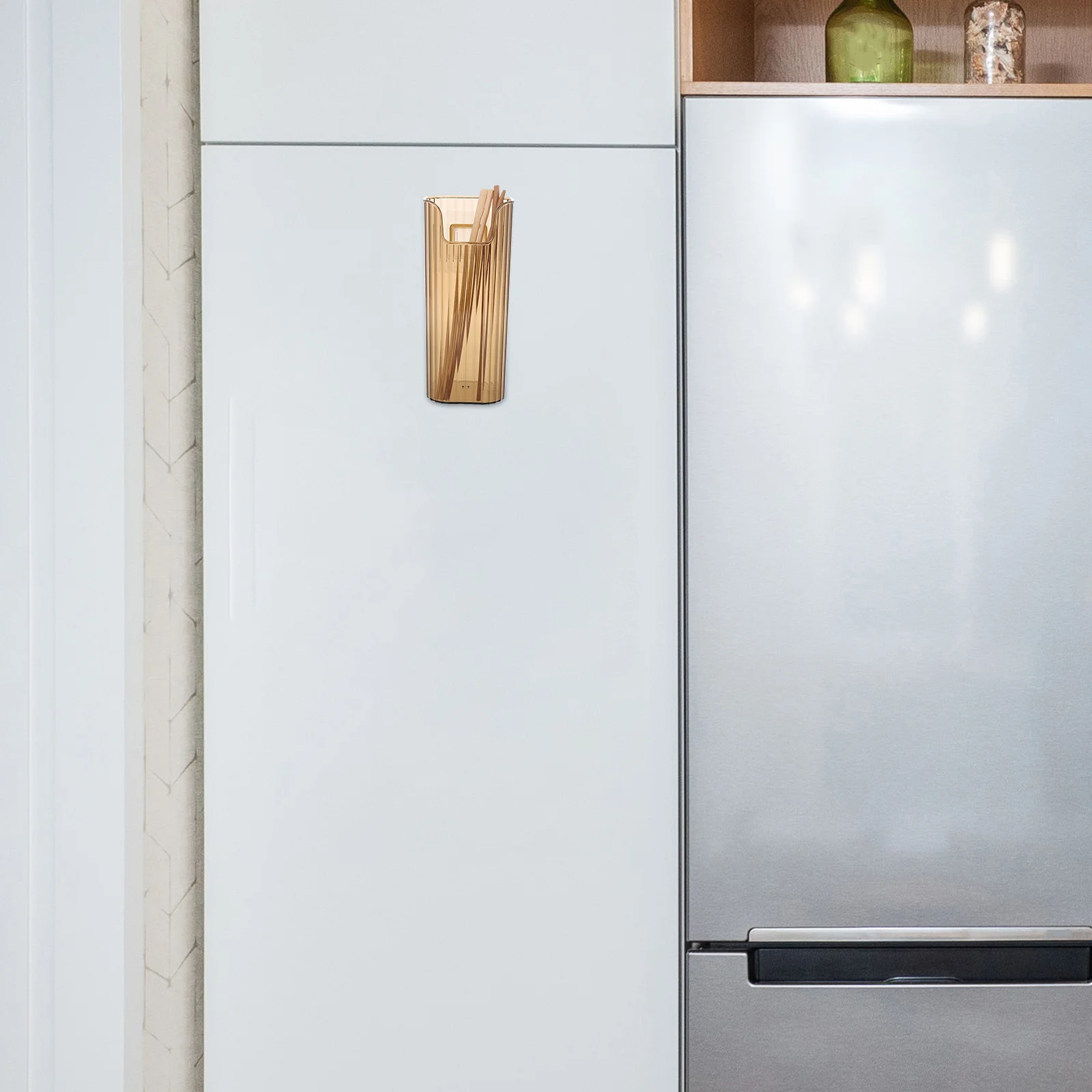 

Plastic Chopstick Holder for Bubble Tea Shop Utensil Organizer Countertop Storage Container Straws Cutlery Pens Kitchen