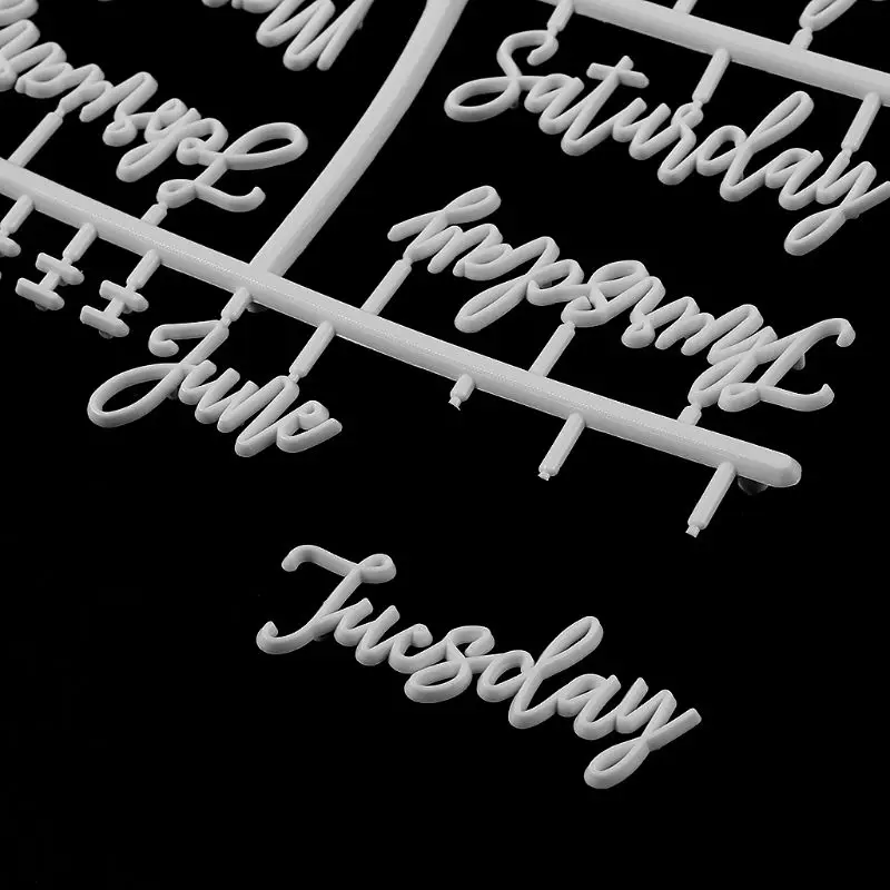 Characters For Felt Letter Board Month Week Letters For Changeable Letter Board Wood Frame Wall Mount Free Standing Decoration