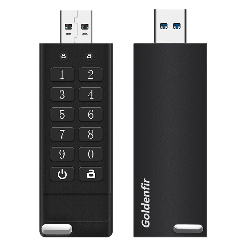 Goldenifr Digital physical encryption USB flash Drive Secure Reliable 128GB 256GB 512GB