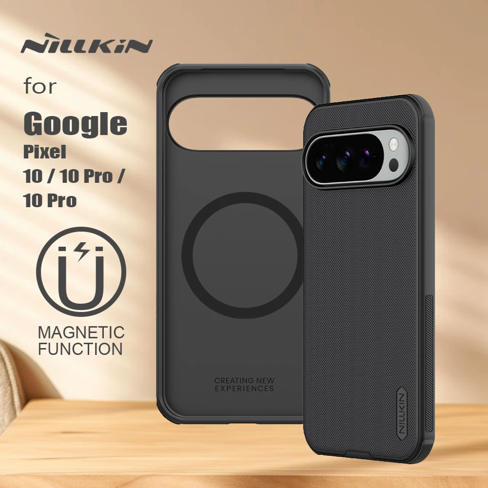 

Для Google Pixel 10 Pro XL/10 Pro/10 5G Nillkin Чехол Магнитный матовый Pro Adapt Magsafe Matte Hard PC Защитная задняя крышка