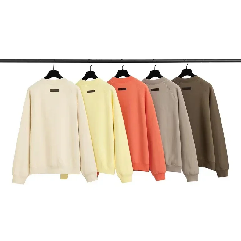 Luxury Design FW22 Men's Sweaters Chest Two Rows Flocked Letter Logo Hoodies Top Quality Men's High Street Oversized Sweatshirts