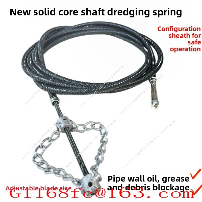 Electric Drill Pipe Dredging Tool Spring Pipe Unblocker 1.5/3/5/6/20 Meters for Bathroom Kitchen Sink Drain Clog Remover Cleaner