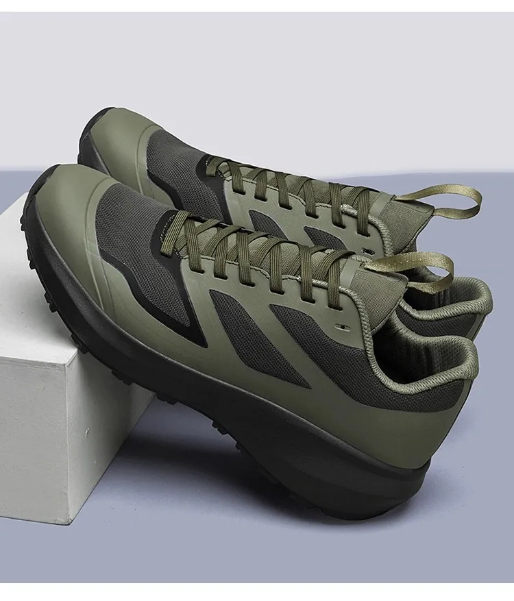 

2025 Hot-selling Autumn Outdoor Sports Shoes Waterproof Hiking Shoes Suitable for Black Mountain Shoes Walking Shoes