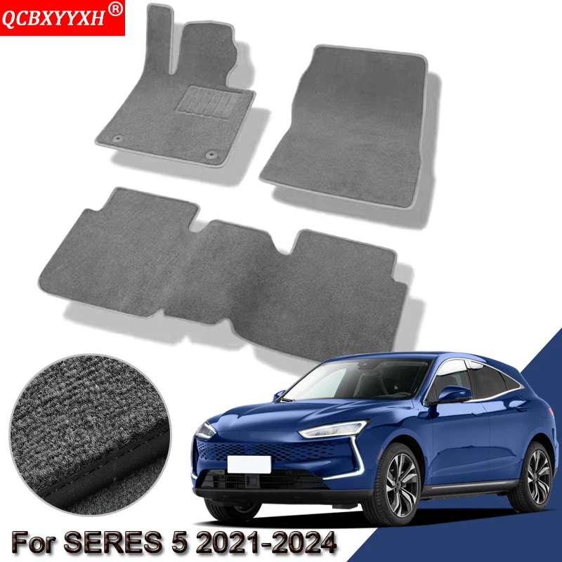 

Custom Car Floor Mats For SERES 5 2021-2023 2024 Waterproof Non-Slip Floor Mats Internal Protection Carpets Rugs Auto Accessory