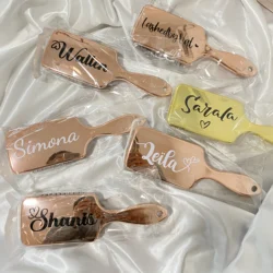 Custom Hair Brush Personalised Name Hair Brush Bridesmaid Gift Proposal Box Filler Hairbrush Gifts  Ladies Gift Idea