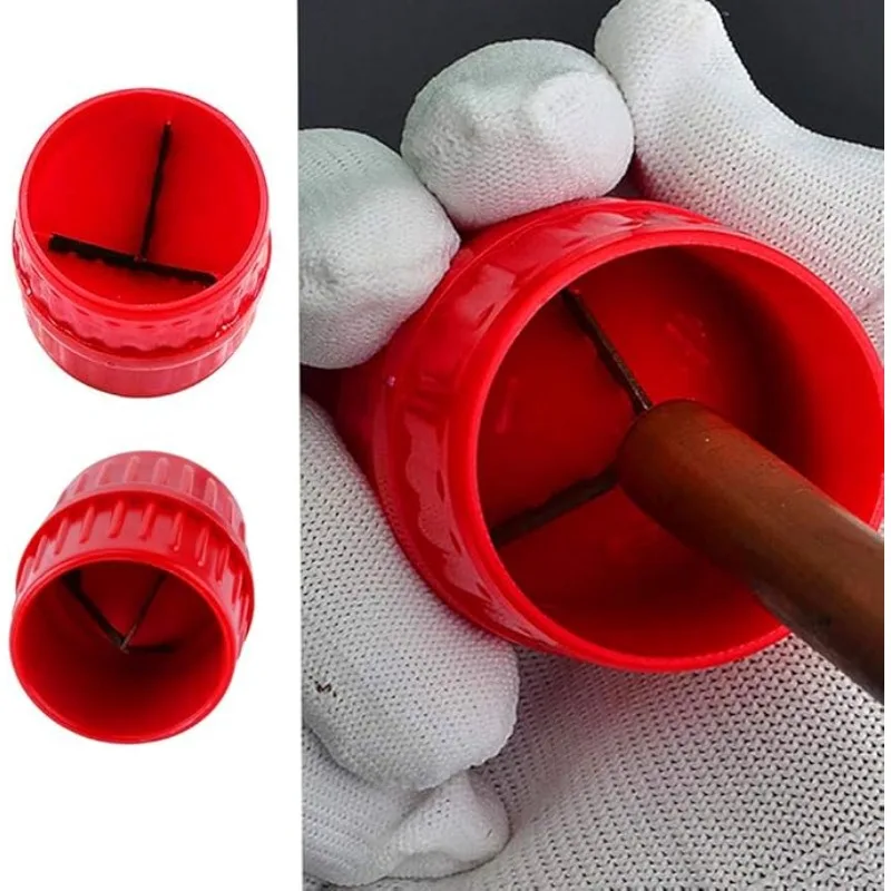 

1 шт., красные трубы, инструменты для снятия заусенцев, красные внутренние внешние трубы, металлические трубы, фрезы для снятия заусенцев, универсальная развертка для труб 5 мм-38 мм