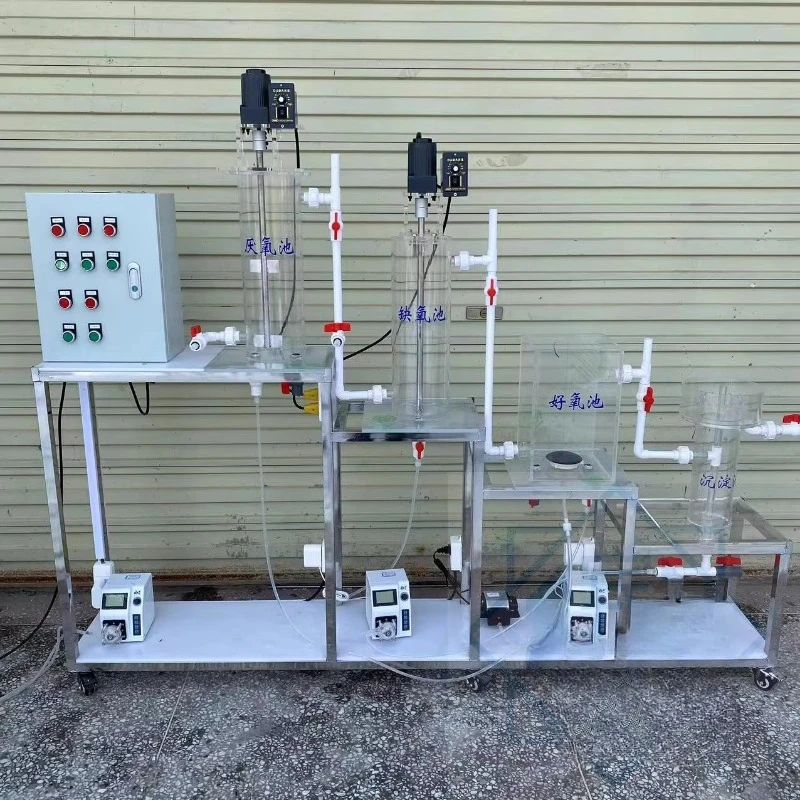 

Activated sludge process, machine glass anaerobic tank, anaerobic tank, aerobic tank water treatment