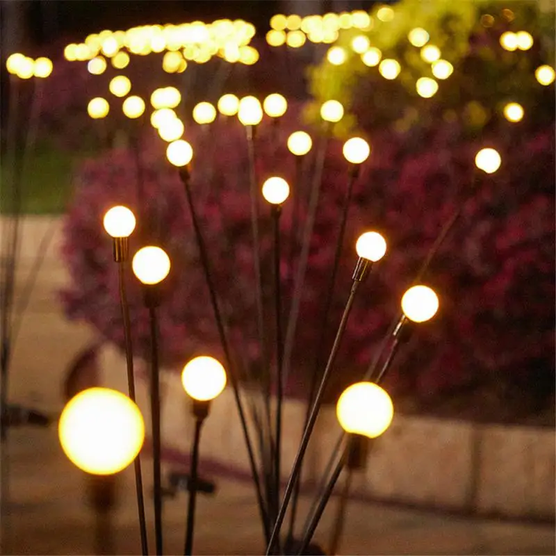 

LED Solar Garden Lights Powered Firefly Lights Outdoor Garden Decoration Landscape Lights Firework Firefly Lawn Lamps