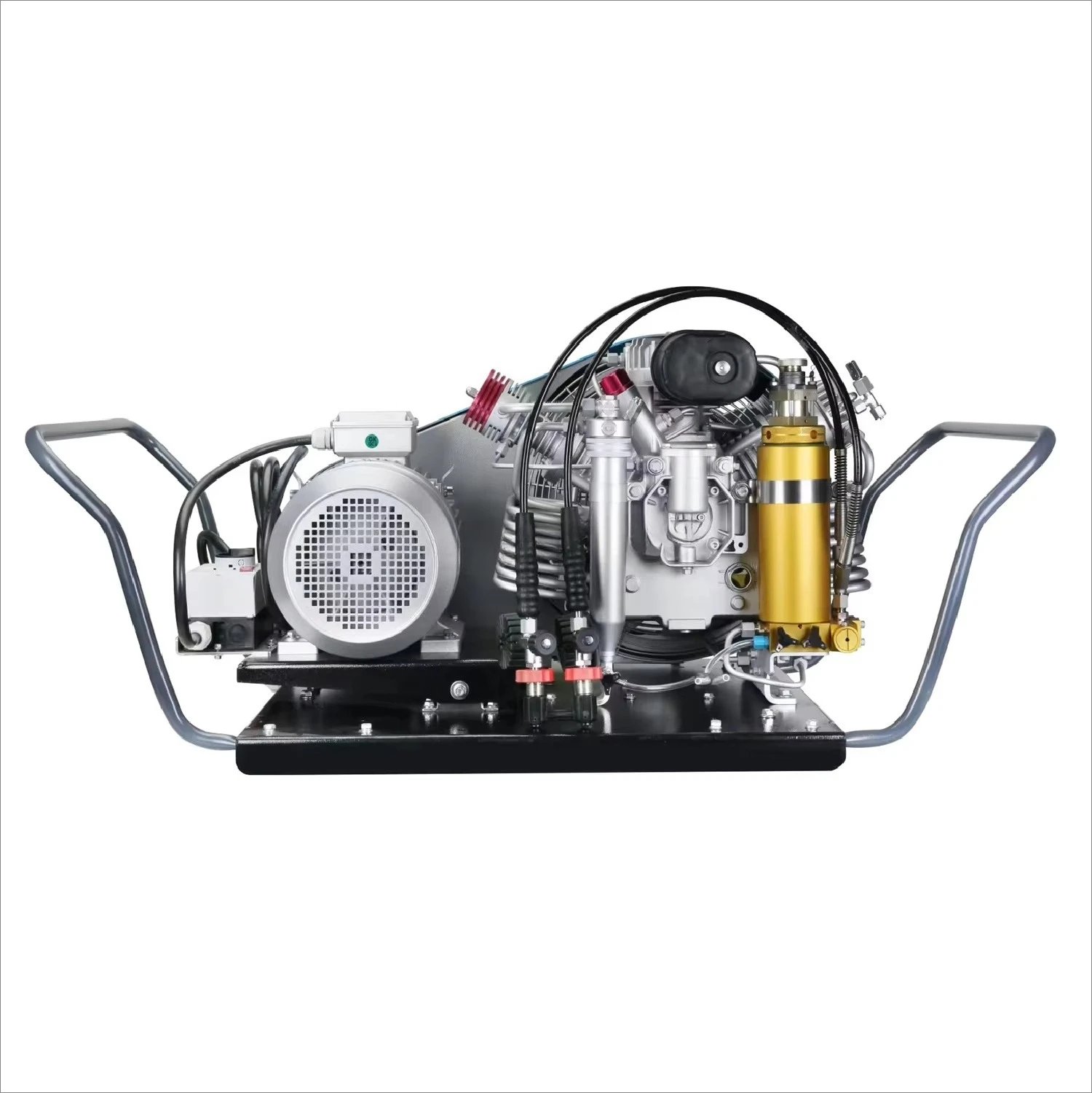 300L 350bar Air Compressor for Breathing Equipment SCBA Cylinder SCUBA  Refilling Machine Pertol/Electric Version