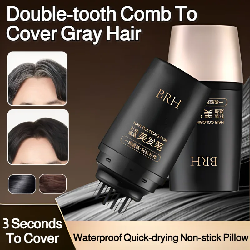 

Disposable Hairdressing Pen Covering Gray Hair with Teeth Replenishing Dyeing Tools