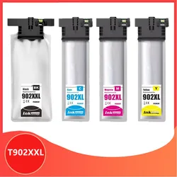 Ink Bag 902XXL 902XL T902XXL T902XL Ink Cartridge For Epson WorkForce Pro WF-C5210 WF-C5290 WF-C5710 WF-C5790 With Pigment Ink