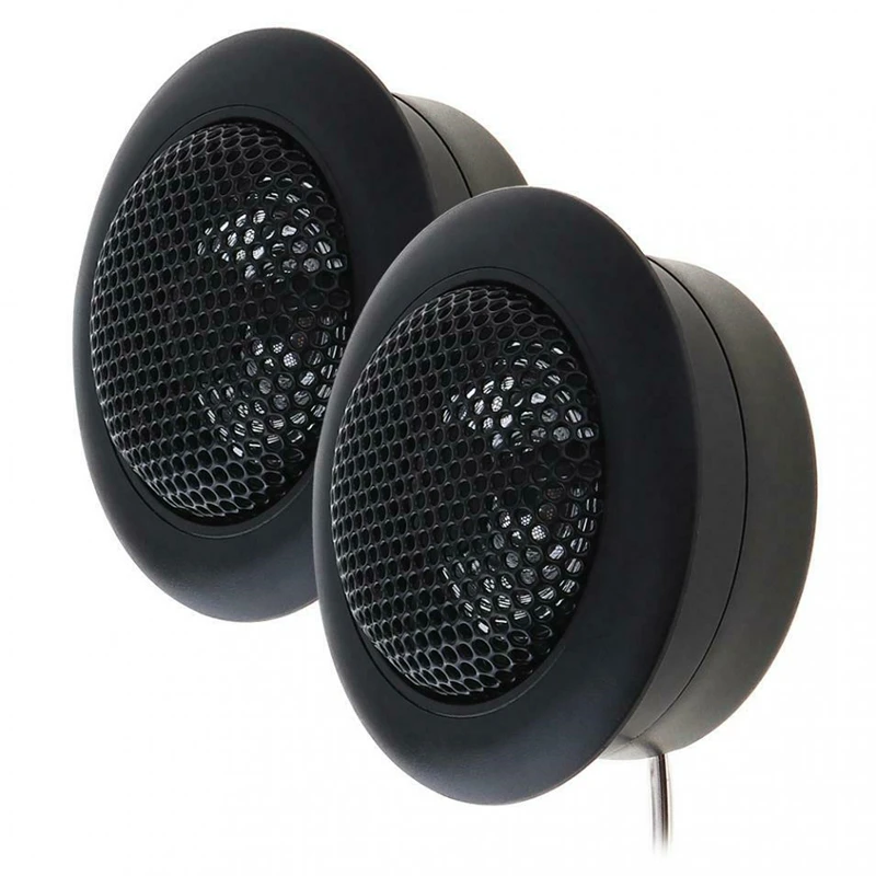 Universal 2pcs Car Dome Tweeter Car Speaker High Efficiency Loudspeaker Loud Speaker Super Power Audio Sound Car Tweeters