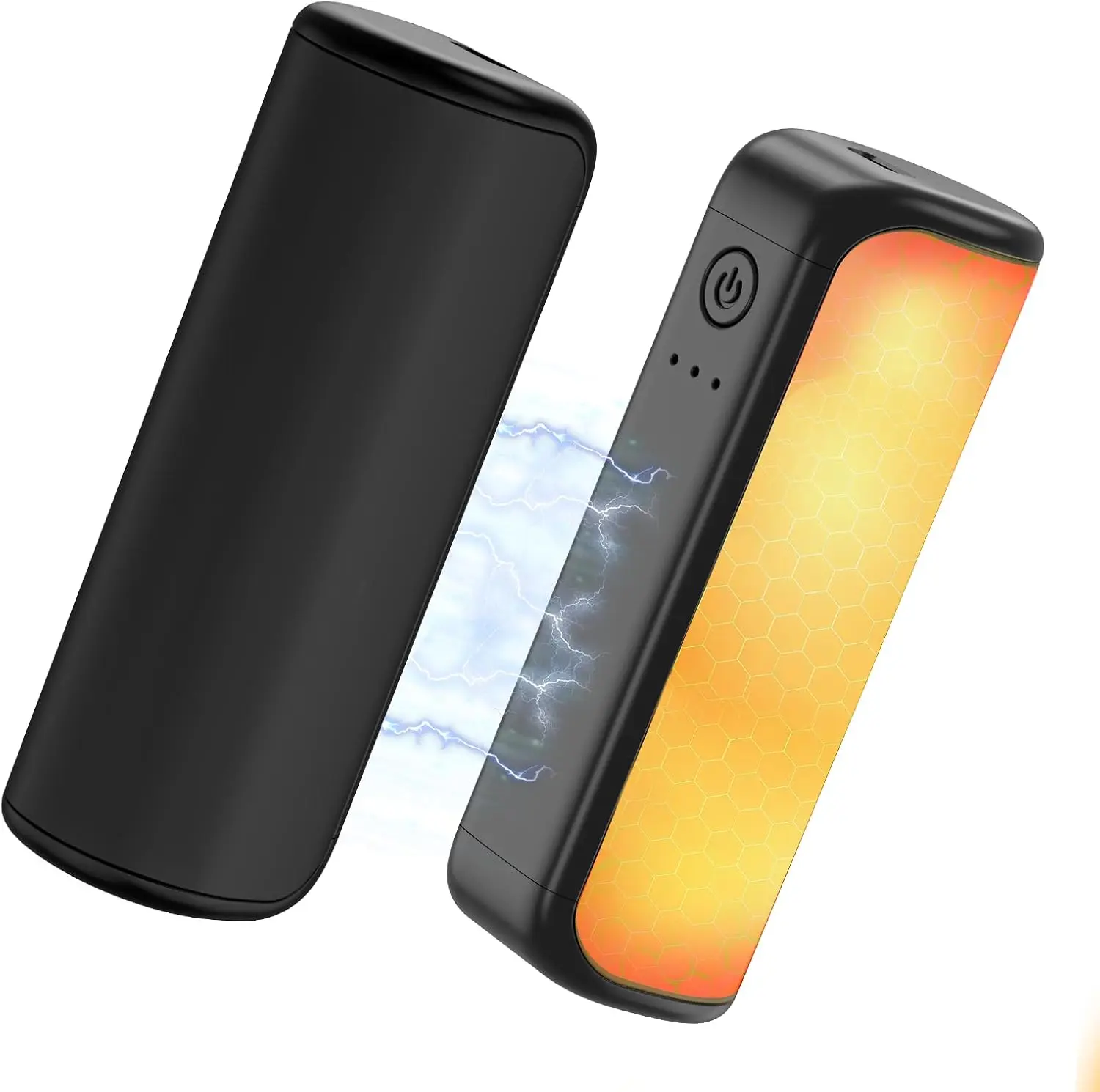 

2 Pack Rechargeable Hand Warmers, Fast Heating Portable Electric for Winter Sports, Hunting, Outdoor & Indoor Use