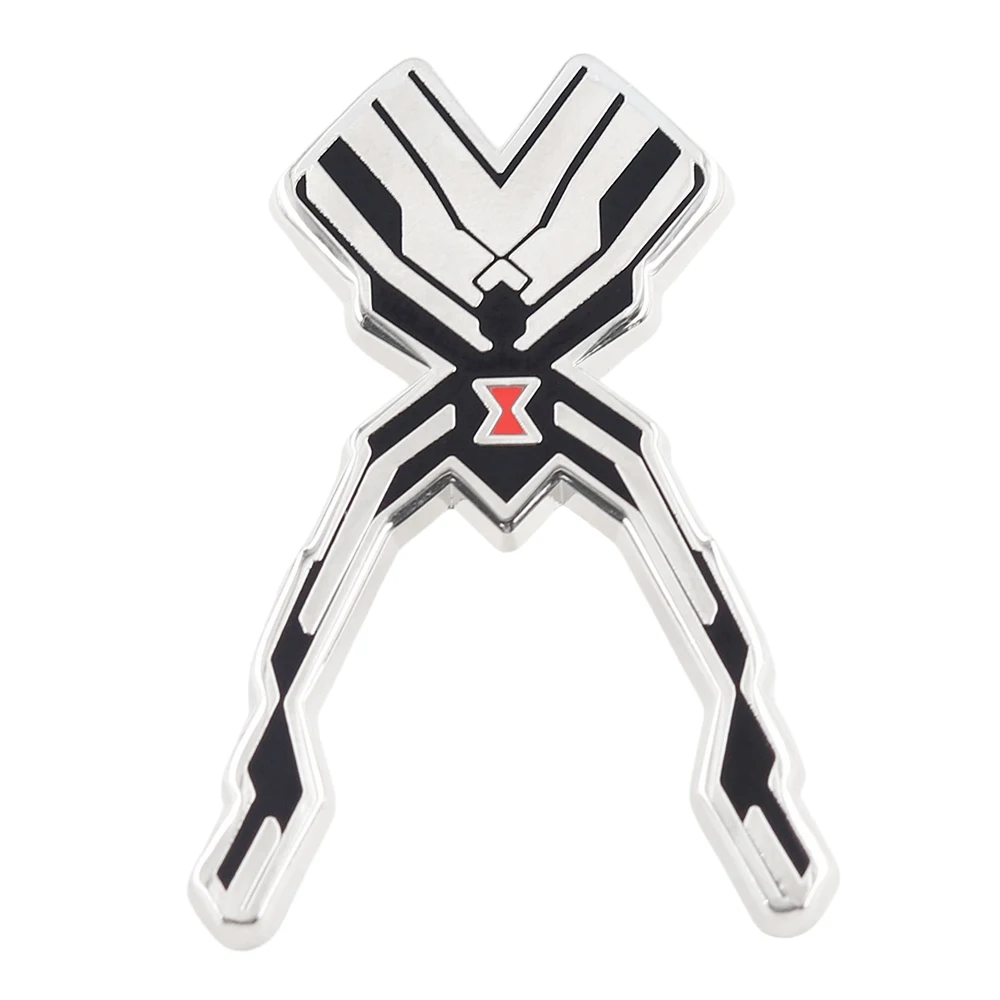Cartoon Widowmaker Character Logo Tattoo Brooch Anime Peripheral Metal Badges Backpack Decoration Lapel Pin Bag Accessories Gift