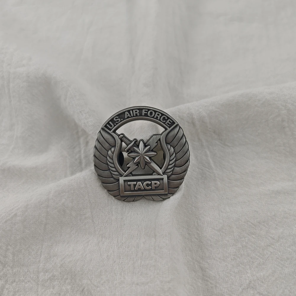 USAF TACP Metallbrosche U.S. Air Force Tactical Air Control Party-Abzeichen Militärflügel Anstecknadel Cosplay-Kostüm-Zubehör Geschenk – Detail 6