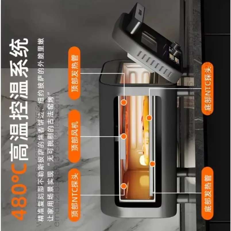 

E8 Pizza Oven High Temperature Household Professional Kiln Electric Oven Spot Quick Shipping