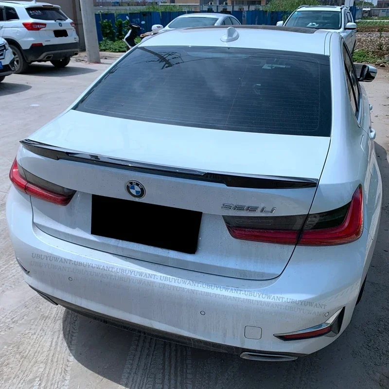 For BMW G20 NEW 3 Series 2019 2020 320i 320D Rear Spoiler ABS Plastic Tail Trunk Wing Decoration V Style