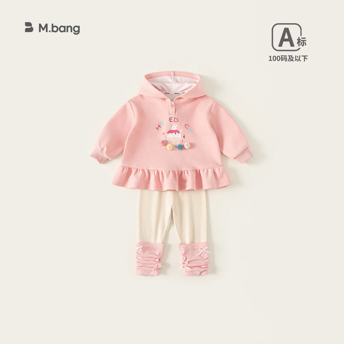 

Осенний детский комплект, детская толстовка, милый кружевной пуловер с капюшоном, леггинсы с галстуком-бабочкой, комплект из двух предметов для девочек