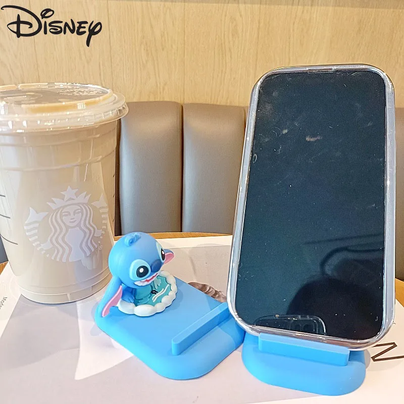

New Style Disney Stitch Mobile Phone Stand Bedside Table Stands Cartoon Characters Multi Functional Creative Mobile Decoration