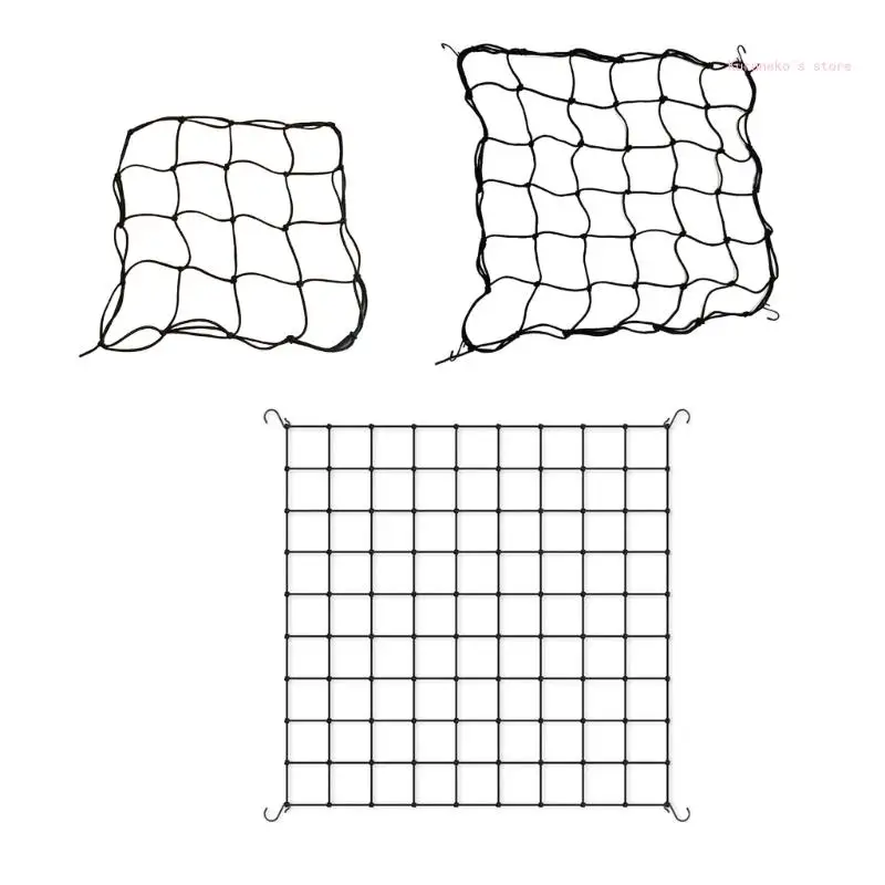 Trellis Net for Growing Tent Elastic Scrog Net Trellis Net with Hook for Climbing Plant Outdoor Indoor Plant Growing