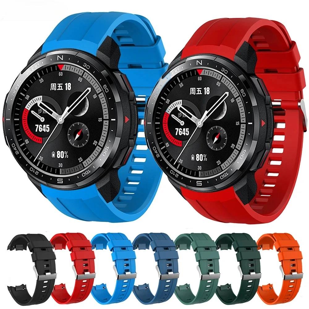 

Силиконовый ремешок для часов 22 мм для умных часов Huawei Honor Watch GS Pro