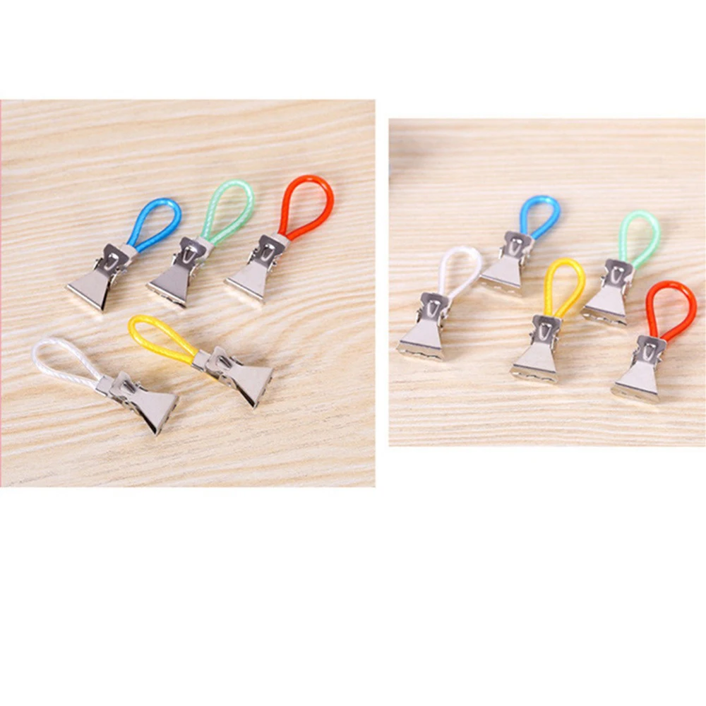 Laundry Hanging Towel Stainless Steel Kitchen Accessories Clips Hangers Kitchen Tools Clip