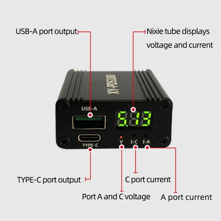 NEW QC4.0 QC3.0 Type-C DC12-28V 100W Step Down Mobile phone quick charger module for Huawei SCP/FCP Apple PD Arduino Module