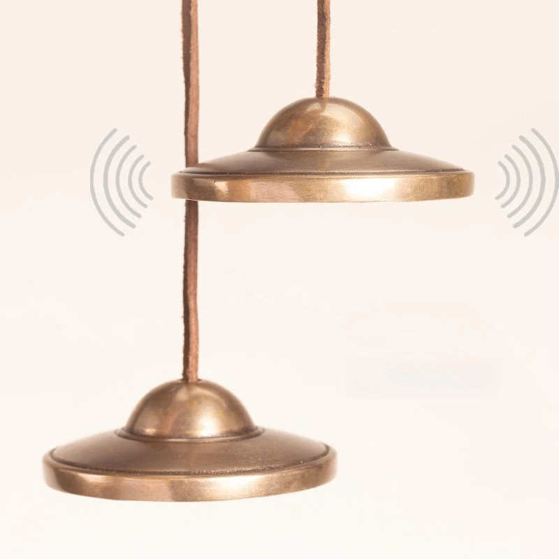 Bronze Tinkle Bell Yoga Meditation Musicalization Tinkle Bell Spiritual Relaxation Energy Bells Portable Orff Musical Instrument