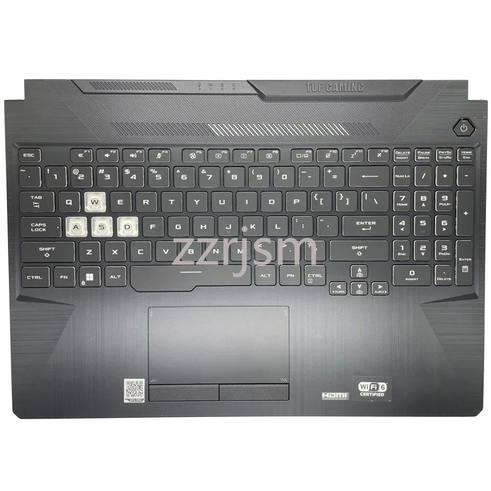 

NEW US Backlit Keyboard for Asus TUF Gaming 8 F15 FA506 FX506H fx506lu with air outlet cover